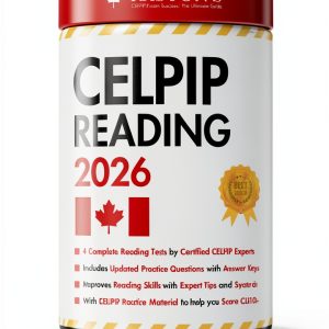 Pearson CELPIP Practice Book Target CLB 10+ Book 4 of 5 English Test-0