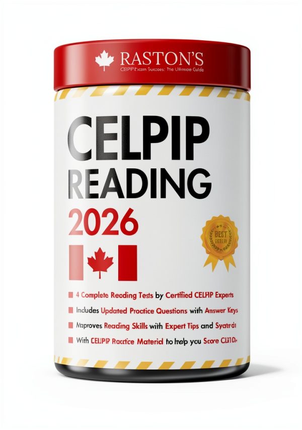 Pearson CELPIP Practice Book Target CLB 10+ Book 4 of 5 English Test-0